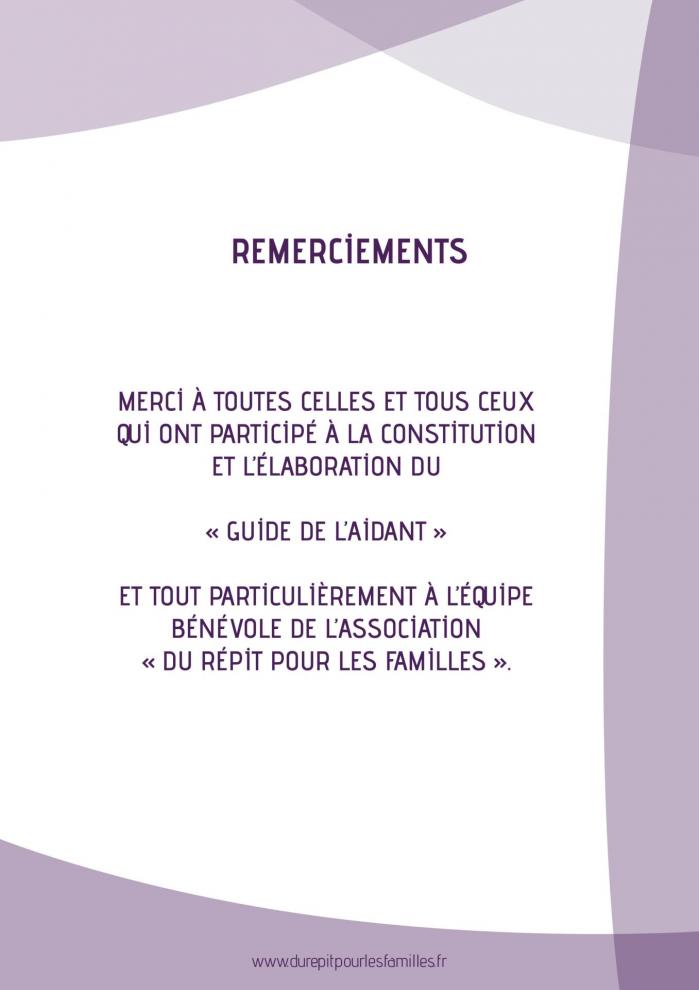 Remerciements